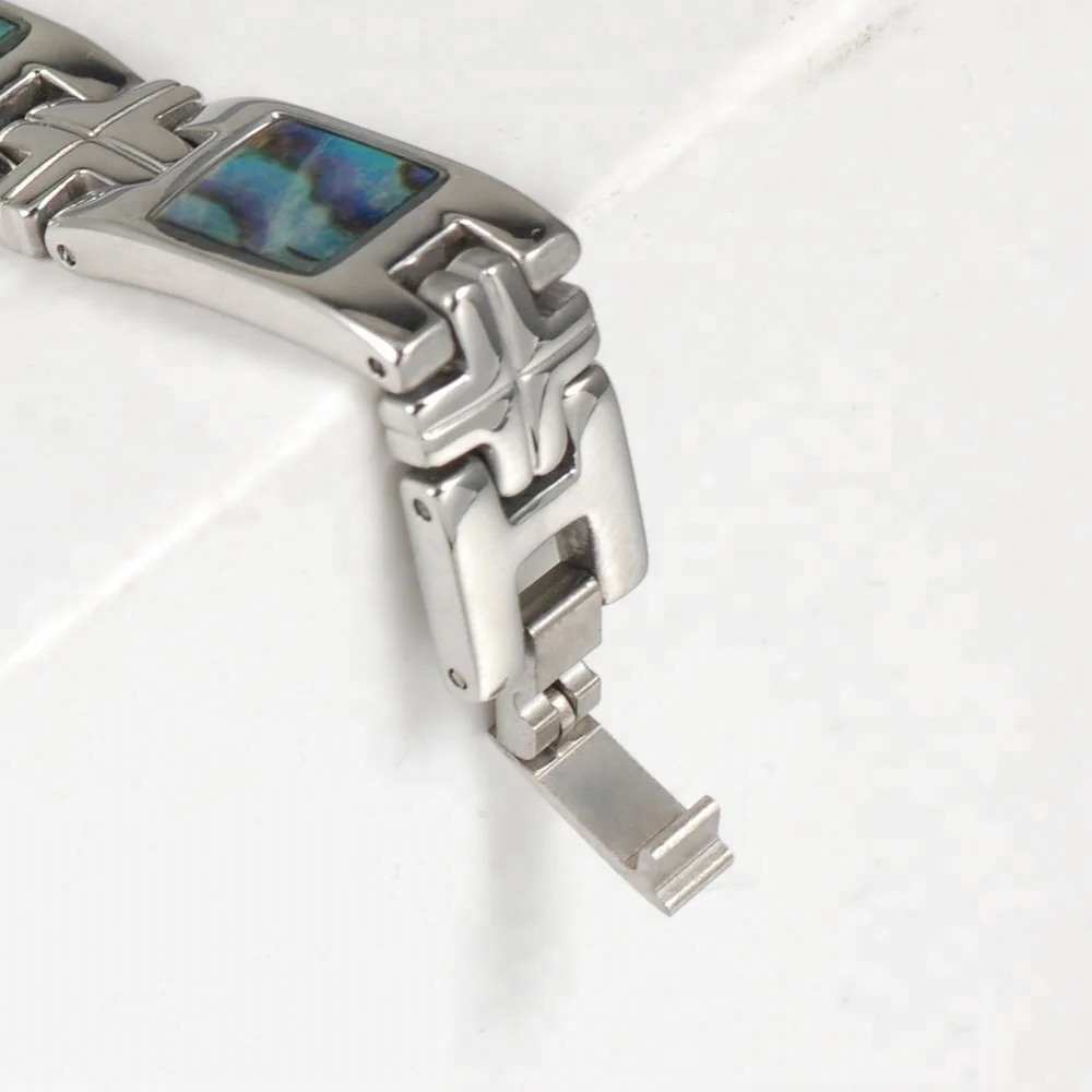 Wollet bangladesh jewelry with bio magnetic stainless steel bracelet for wholesale