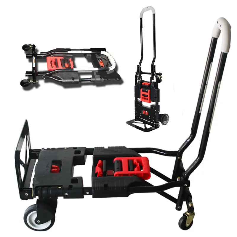
Multi-function 3 in 1 120KG Capacity Foldable Heavy Cargo Transport Tool Portable Hand Cart 