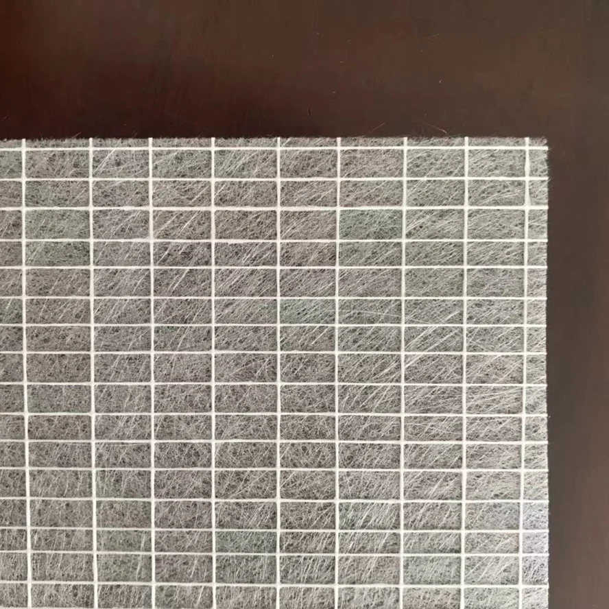 Superior Quality High Strength Glass Fiber Mat Fiberglass tissue with reinforced net