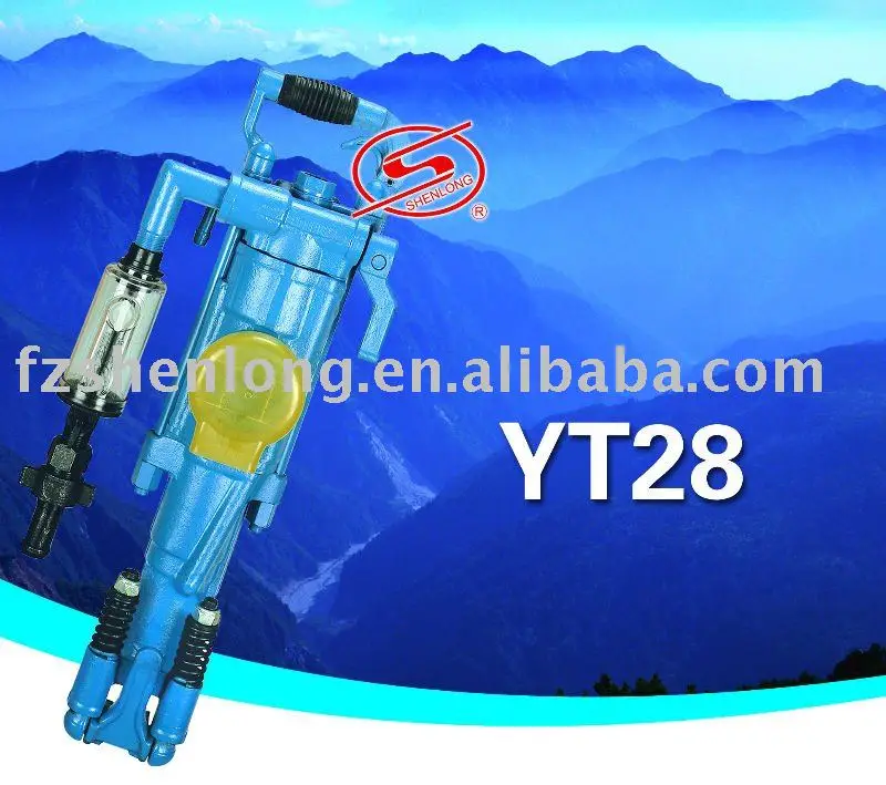 Penumatic Yt28 Hand Rock Drill Jack Hammer With Air Leg