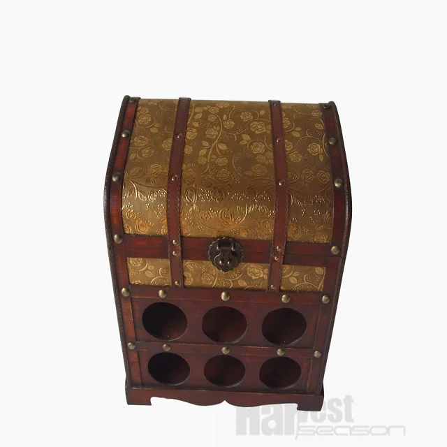 hot sell antique wooden wine rack