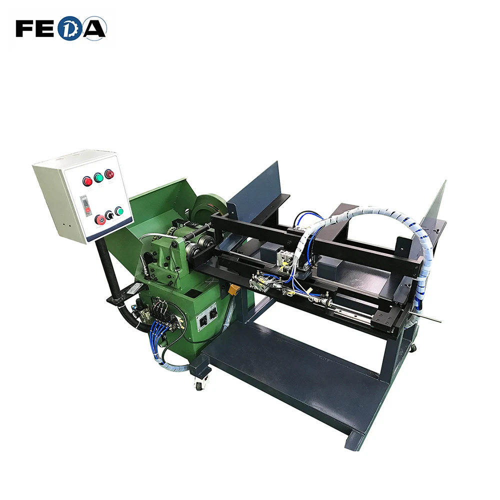 FEDA automatic threading machine hook eye making machine nut bolt manufacturing machine