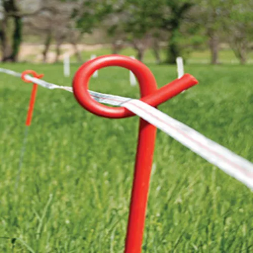 
farm fence products electric fence nail-in pigtail post for fencing wires 