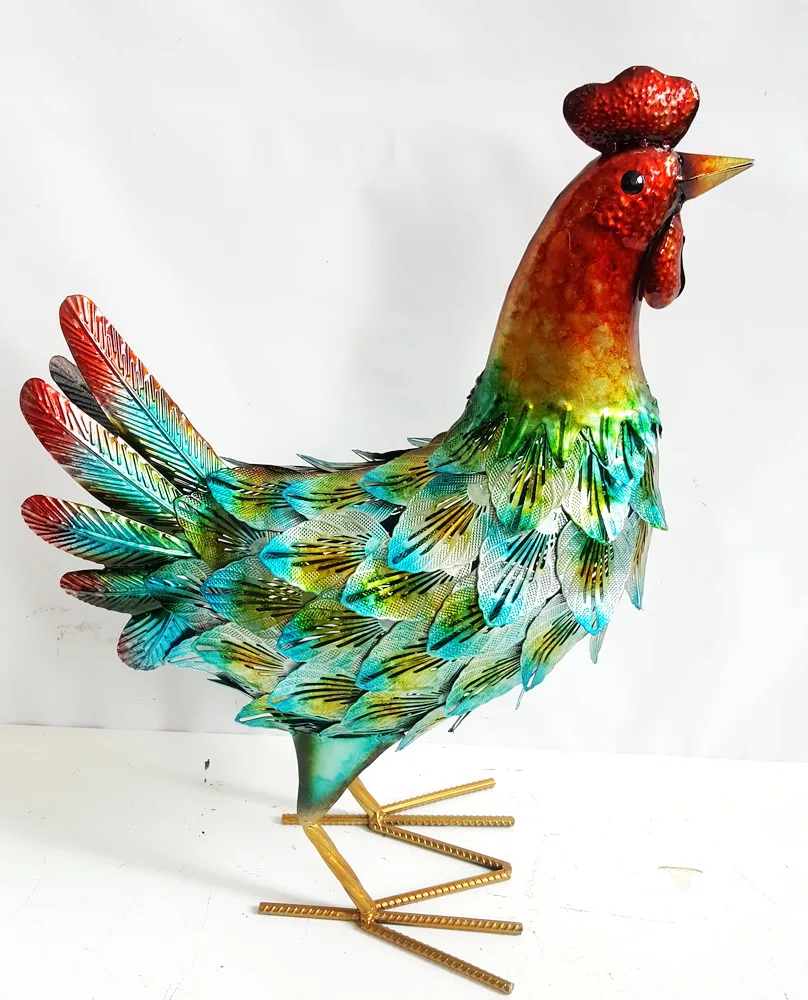 garden decoration Wholesale Metal Rooster