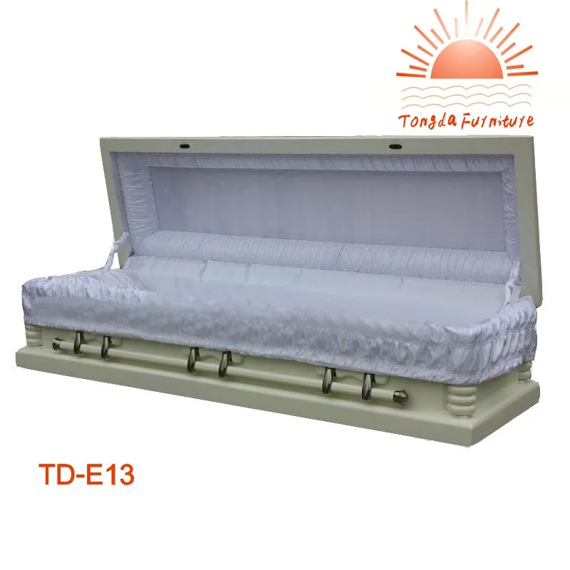 TD-EC13 full lid American style casket and coffin
