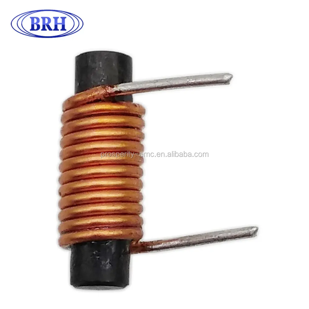Customize wire wound R5x20 choke coil iron core inductor 3uH
