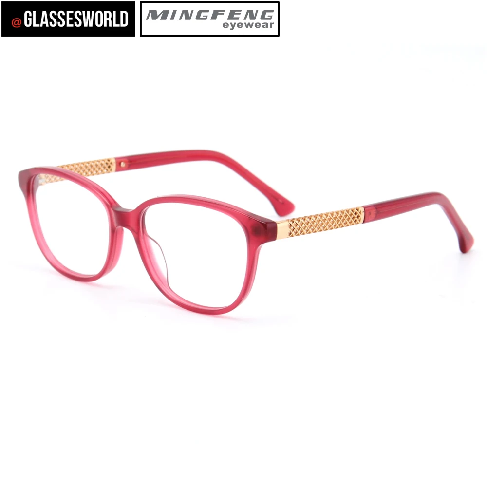 Custom fashion acetate glasses frame and optical eyeglasses M2117