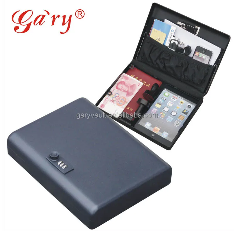 
Оптовая продажа-MC500 микро безопасный комбинированный автомобильный мини пистолет портативный безопасный Сейф для хранения стальной Сейф, металлический Сейф 