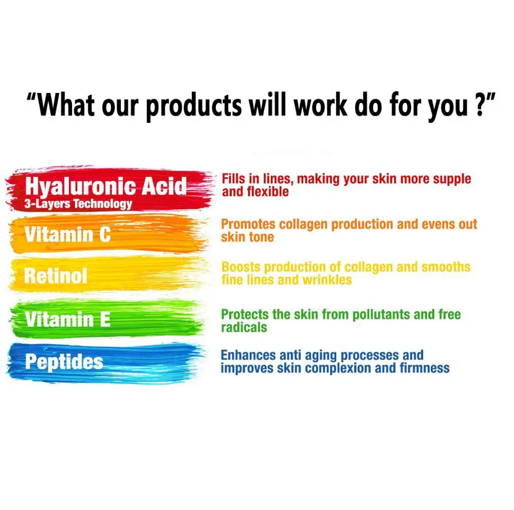 Private Label Organic Facial Moisturizing Vitamin C Serum