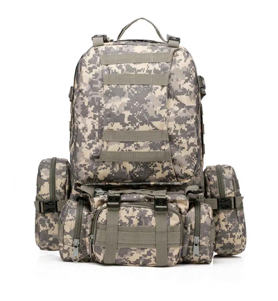 Hot sale 55L tactical backpack hiking camping backpack rucksack