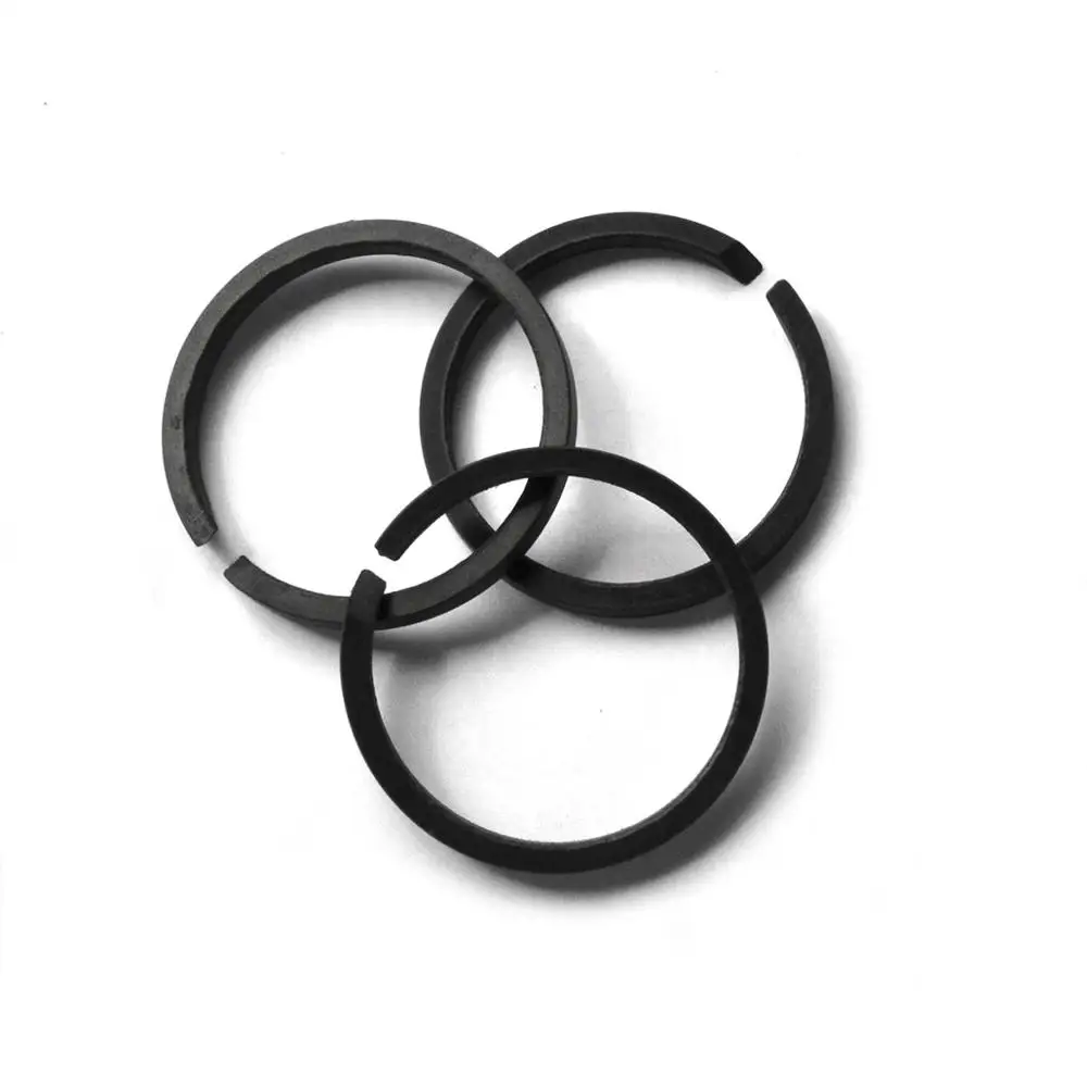 PEEK+Carbon Fiber Wear Ring PTFE Backup seal lip-rotary shaft seal