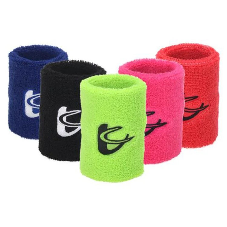 elastic sports wristband wristband sweatband nylon sweatband tennis wristbands with logo custom