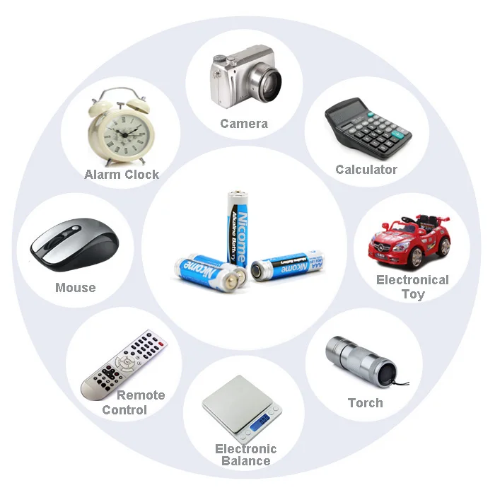 Factory supplier  hot sales super alkaline dry lr6  batteriesfor clock