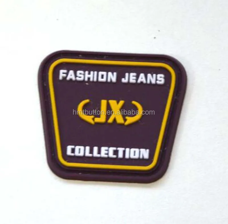 High Quality clothing Silicone Plastic Trademark,PVC Label