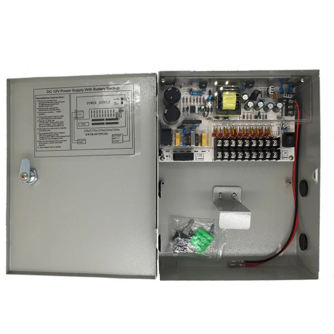 C-Power brand new ups 12v dc 10a 9ch 120w back up cctv outdoor power supply
