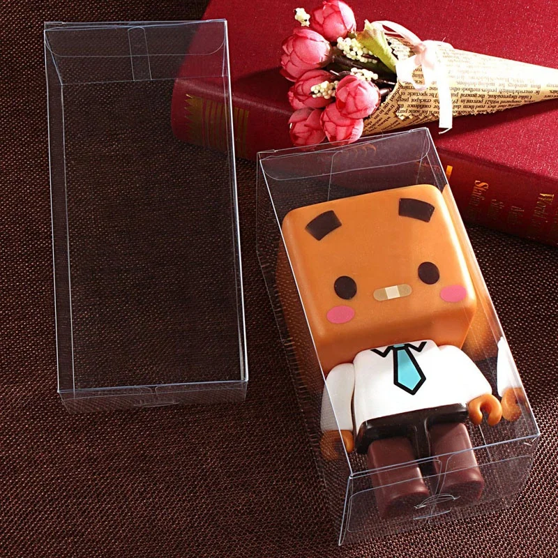
High quality transparent packing box gift toy display folding blister box 