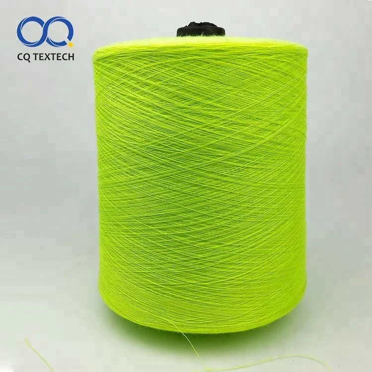 Factory direct price acrylic dyed TC cotton yarn,eco-friendly embroidery thread