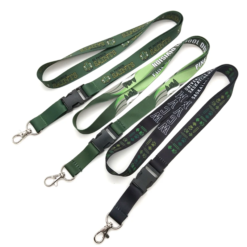 Cheap Personalized Detachable Buckle Badge Holder Neck Lanyard