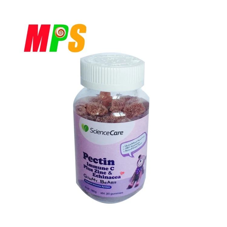 Pectin Immune C Plus Zinc &Echinacea Vitamin Gummy Bears Candy