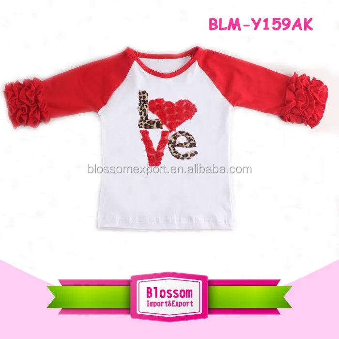 Mickey Minnie Ruffle Raglan Baby T Shirt Mouse Mickey Shirt Cotton Baby Icing Ruffle T Shirts
