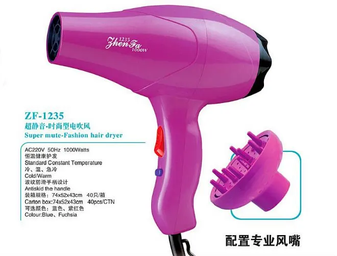 Cold Air Professional Travel Mini Hair Dryer
