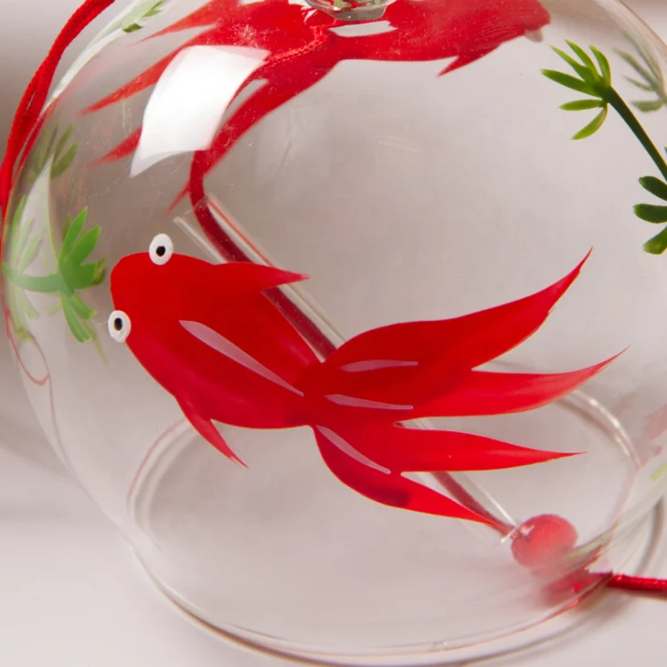 
Glass wind chime of japanese traditional wind bell octopus style summer cozy car hanging glass bells wind chime 