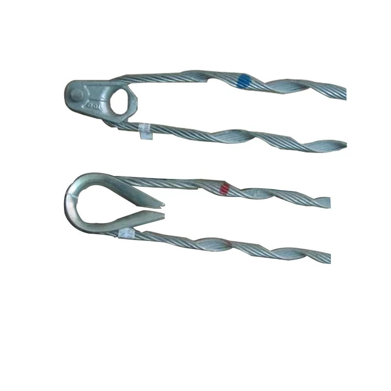 Wire preformed guy grip for adss/opgw with inner rod