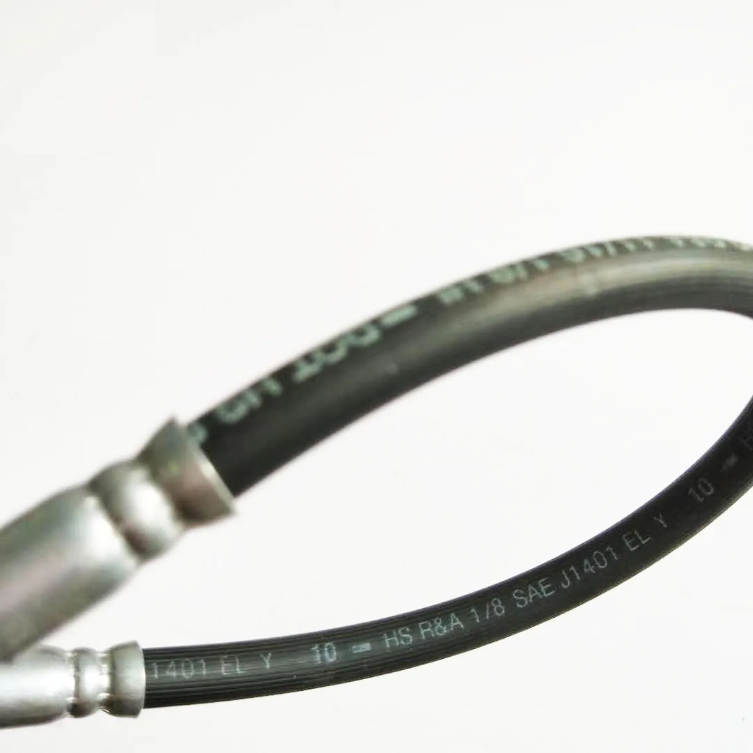 3/16 brake parts dot sae j1401 hydraulic brake hose rubber flexible brake hose and fittings