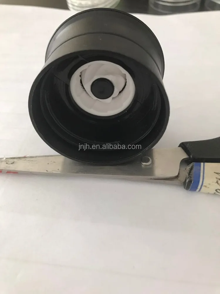 salt and pepper with ceramic grinder color lid