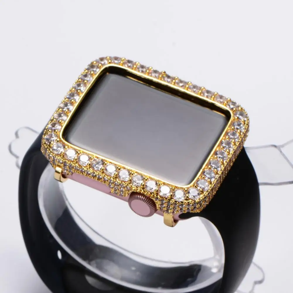 Full Diamond Iced Out Watch Bezel 42MM For Apple
