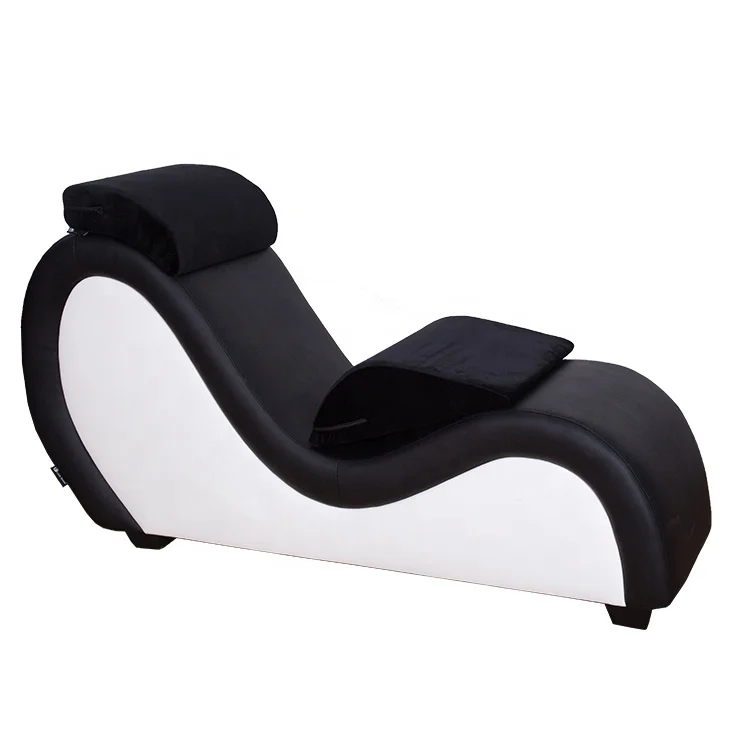  Black and White Sex Chair For