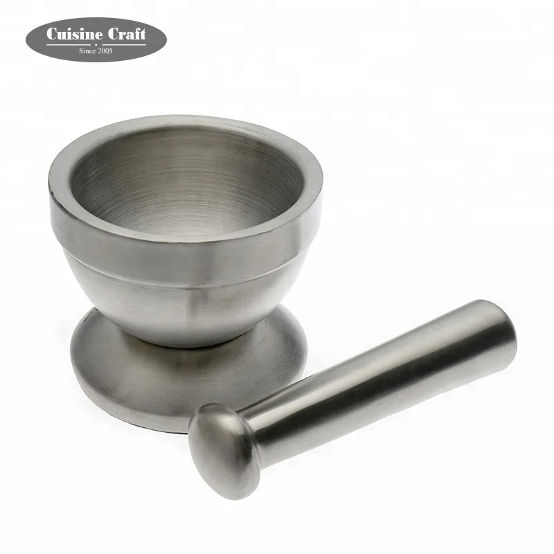 Hot sale stainless steel mortar and pestle set