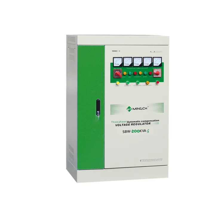 MINGCH SBW Series 3 Phase 50 Kva Voltage Regulator Stabilizer 3 Phase Voltage Stabilizer