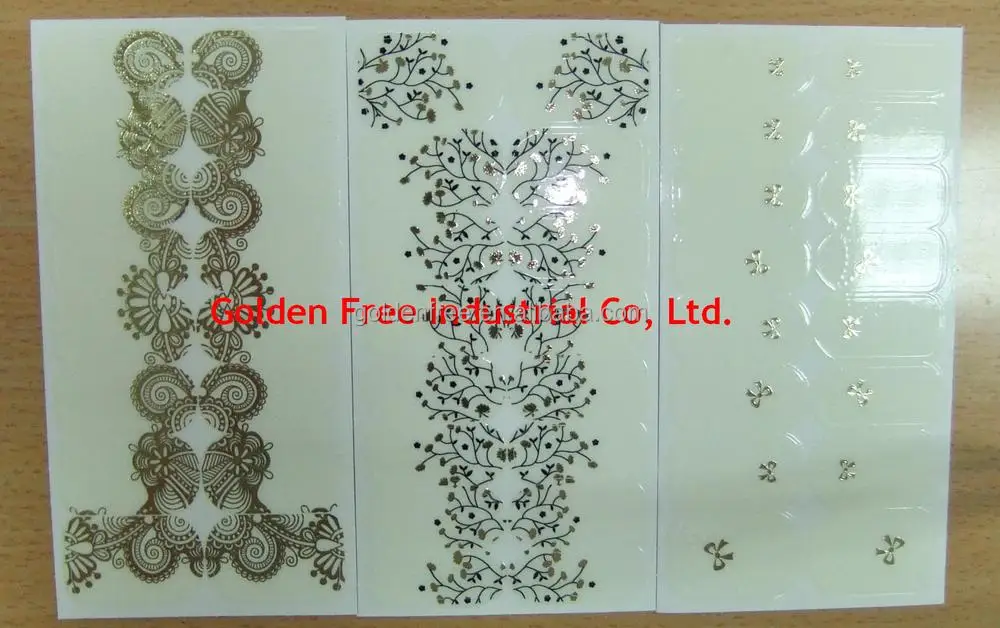 Fashionable Foil Nail Art Decoration Sticker (ND13 series),  NBCU audited factory