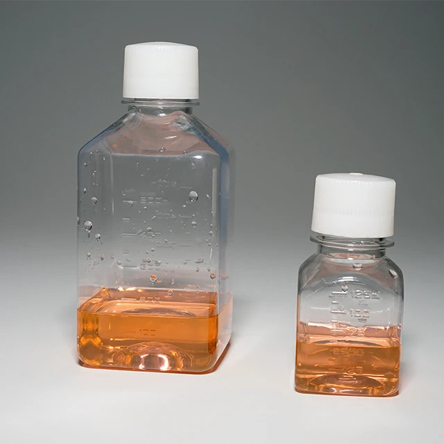 Medical science Pet laboratory bottle 1000 ml sterile media bottle petg petg media bottles