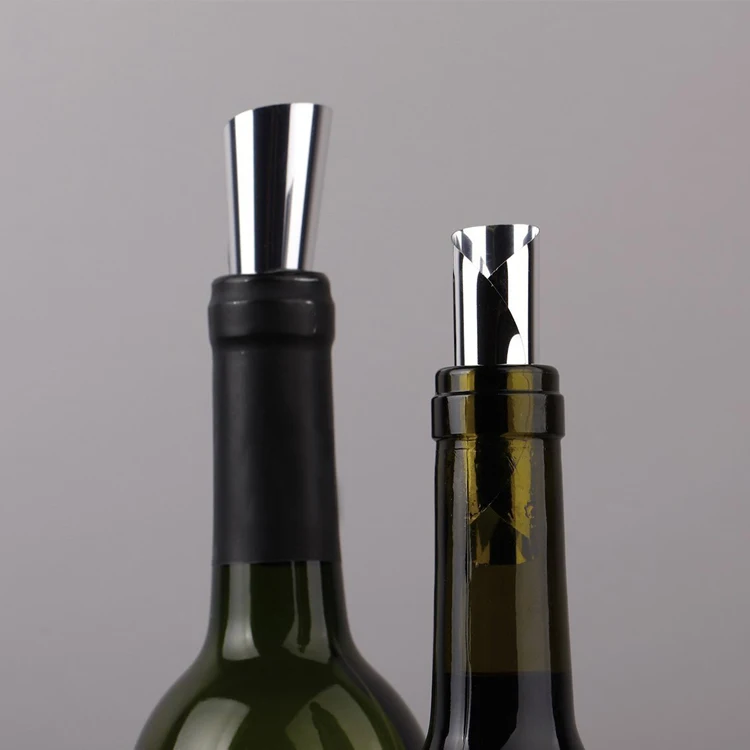 
Promotion Food Grade Cheap NO Dripping Wine Drop Stopping Pour Spouts Wine Drop Disc Set Stop Dripping Foil Wine Pourer 
