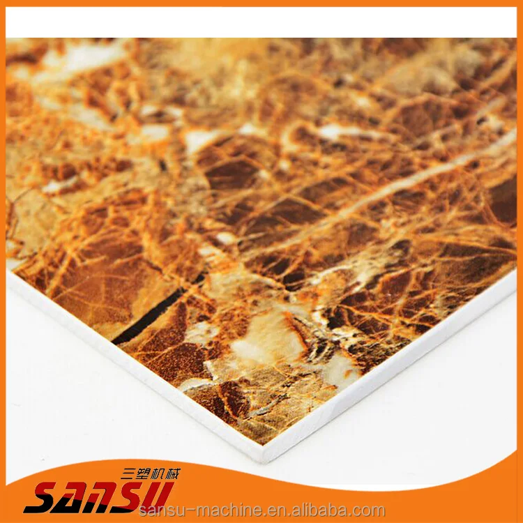 Latest development of high density PVC price board, PVC skirting board with any logo printing