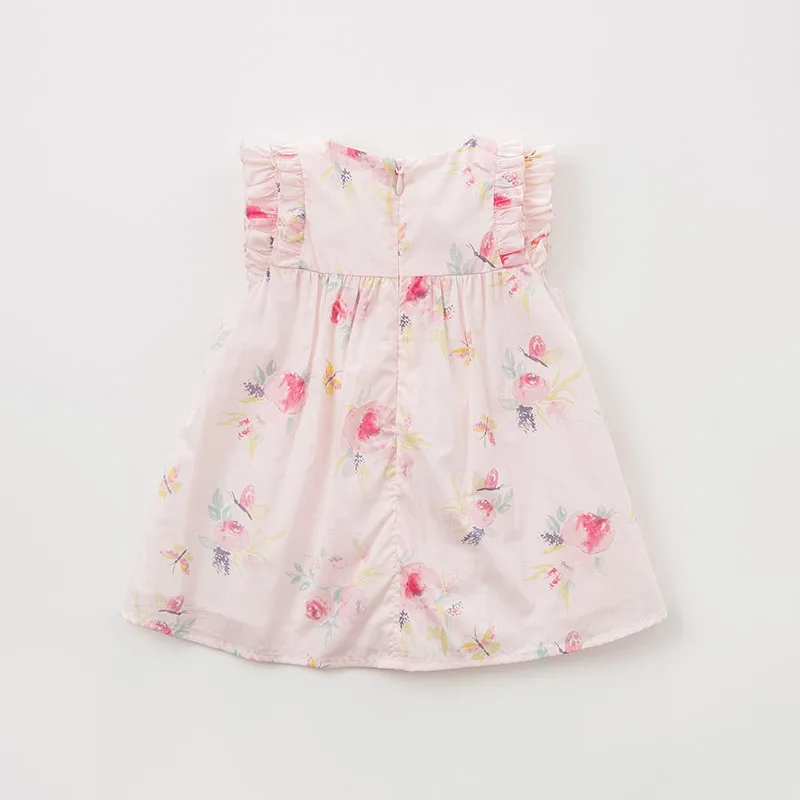 DBF9600 DAVE BELLA summer baby girls lolita floral dress infant toddler birthday wedding dresses children high quality dresses