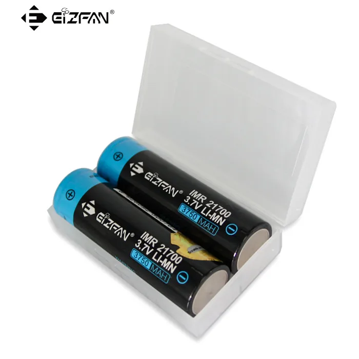 Wholesale unique style Efan colorful plastic battery case for 20700 21700 batteries