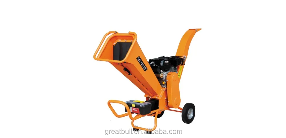 Greatbull Wood Chipper Shredder with CE Certificate Gasoline Engine Garden Shredder