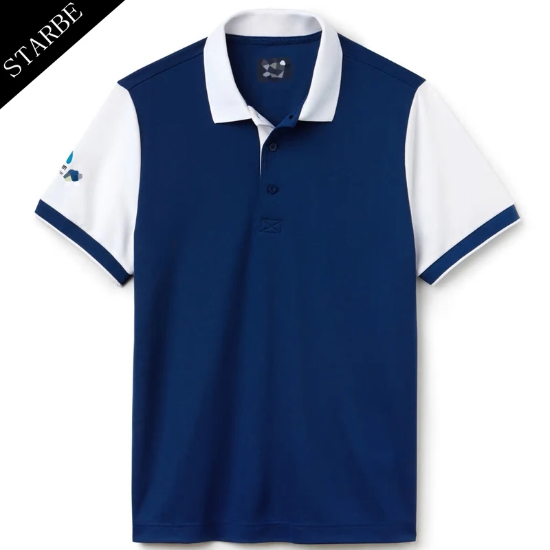 
Polyester Blend Spandex Polo Shirts Men Casual Polo Shirt 