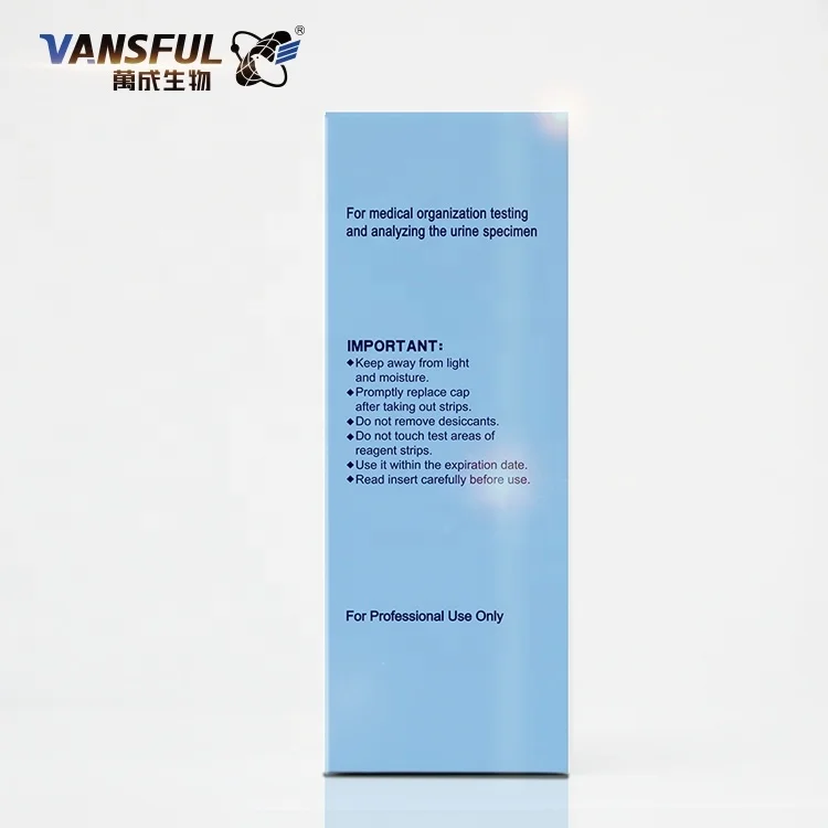  14 Parameter Urinalysis Test Strips 100ct Urinary Tract Infection