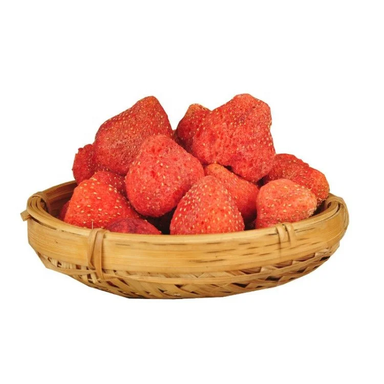 Wholesale High Quality Freeze-dried Red Strawberry FD Fresh Fruit Snacks In Bulk