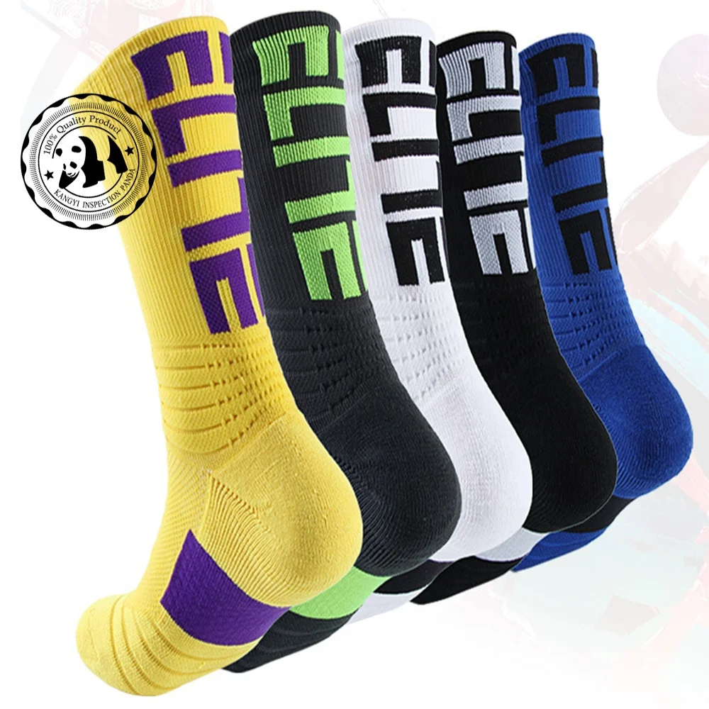 KANGYI 2019 hot sale Sports men running socks Custom Compression Athletic cheap Basketball  Socks