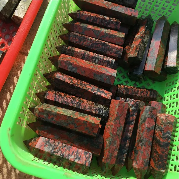 
Brazil Crystal Red Ruby Point Quartz Points Wand Wholesale 
