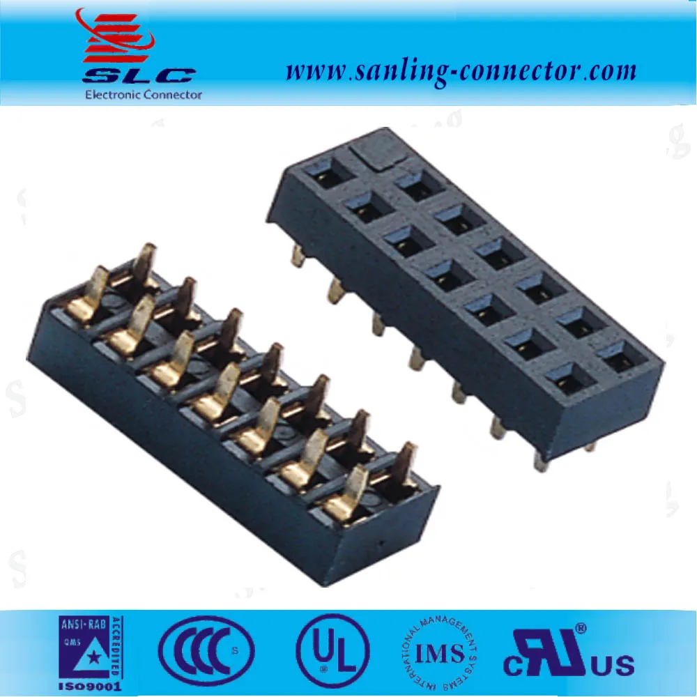 UL 5 pin 6 pin 8 pin 12 pin 1.27 мм 2.54 мм SMT женский коллектор разъем