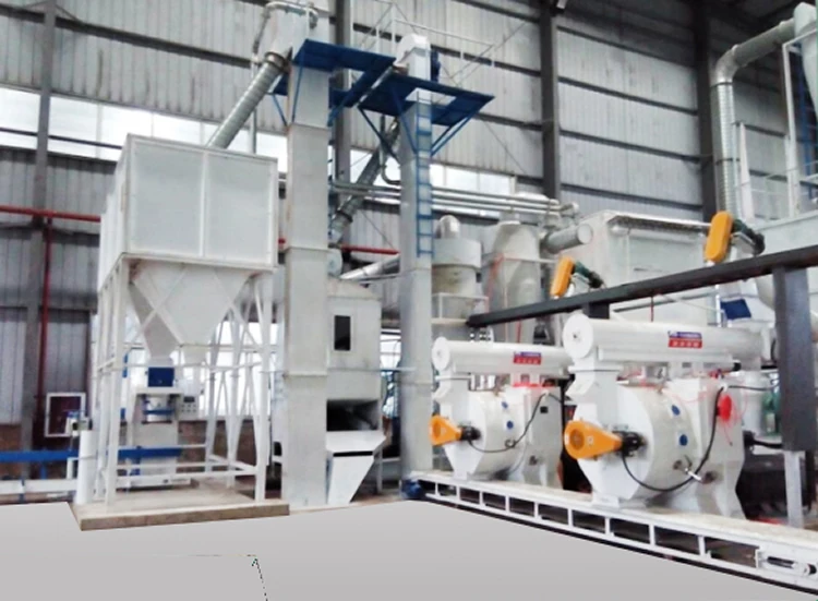 8mm Wood pine sawdust pellet line / StrawPellet Making Machine Line