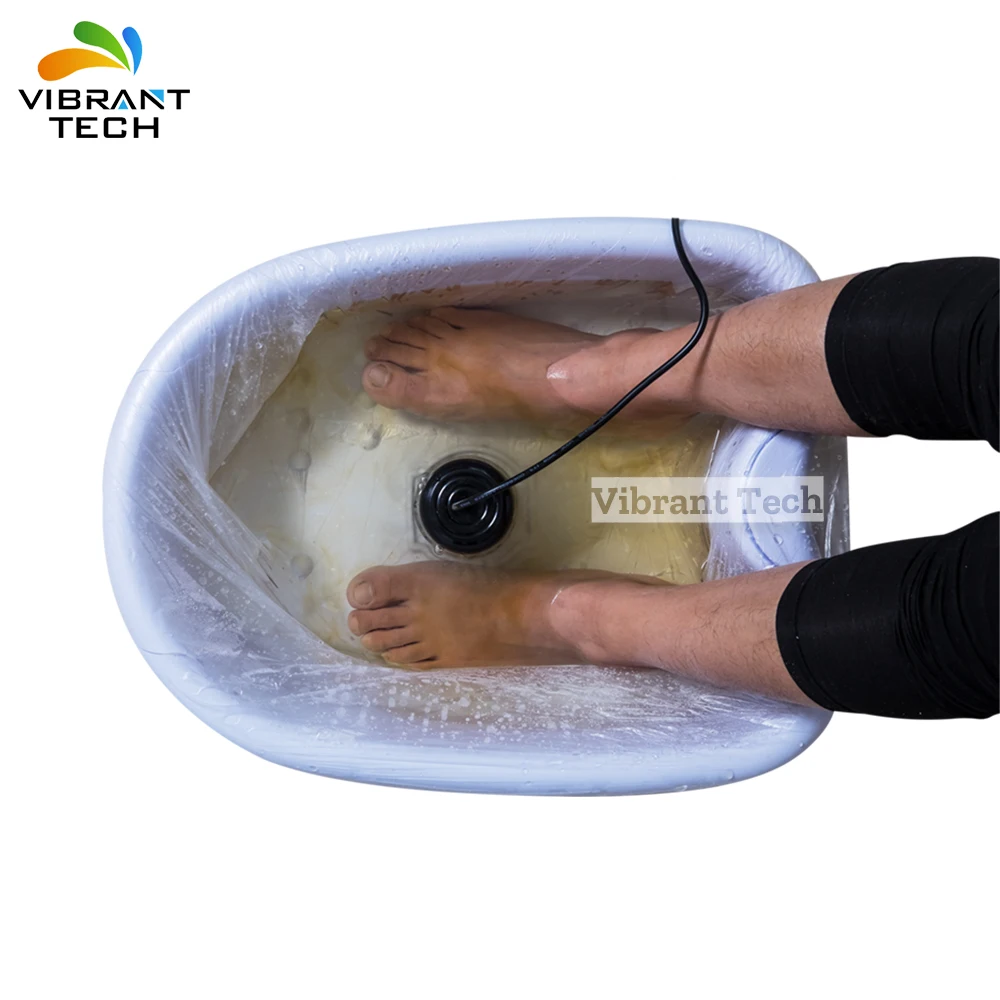 Reflexology foot massage detox cell spa Ion Cleanse machine