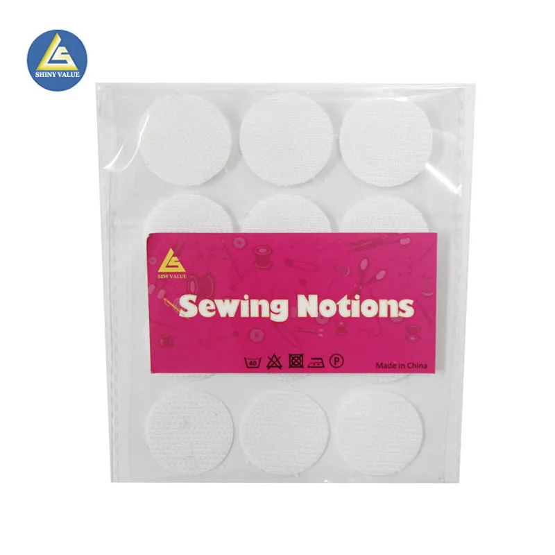 20cm length black 70% polyester fancy hook&loop fastener stick-on