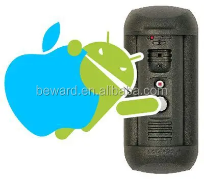 Waterproof IP 65 access control sip motion detection alarm doorbell security camera